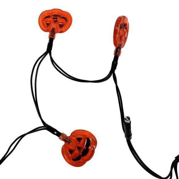 Small Pumpkin Travel Battery Lights Crafters Sweater 38" Halloween Fashionista - Picture 4 of 7